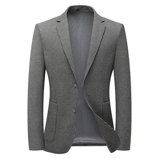 Men's Slim Fit Business High-end Houndstooth Blazer