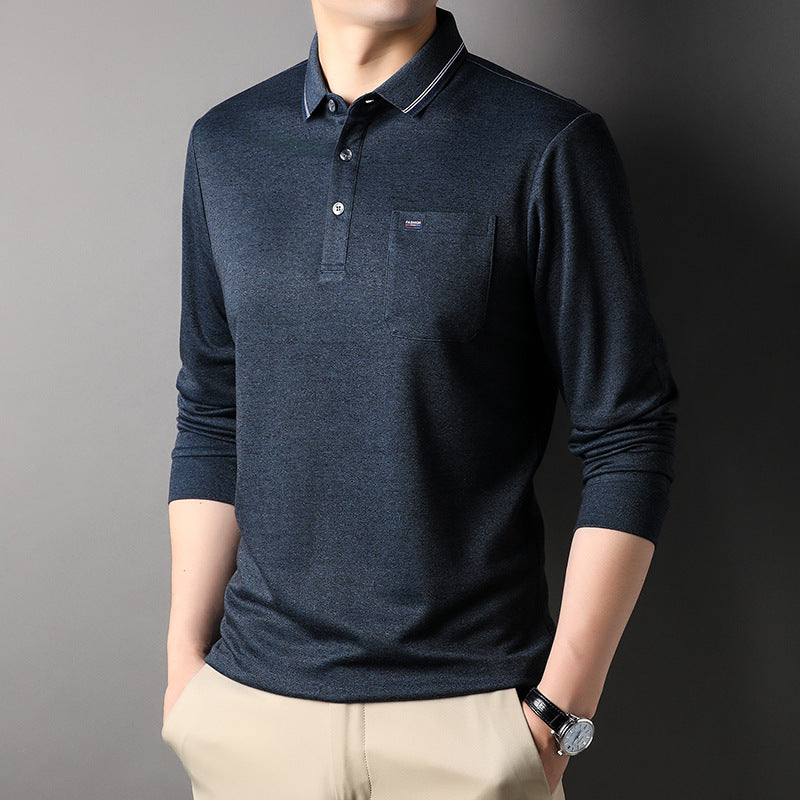 Men's Casual Lapel Pocket Polo Shirt