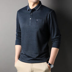 Men's Casual Lapel Pocket Polo Shirt