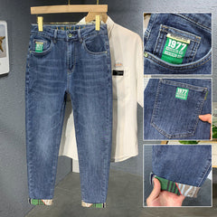 Men's Stretch Super Soft Slim Fit Versatile Printed Jeans