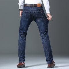Men's Business Straight Loose Stretch Casual Jeans