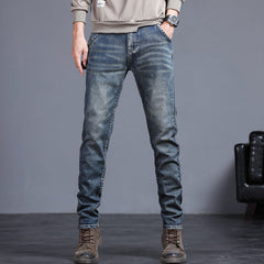 New Straight Elastic Casual All-Match Jeans