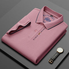 Men's Business Casual Cotton Polo Shirt