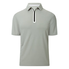Men's Zipper Sports Polo