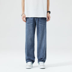 Men's Comfortable Loose Wide Leg Casual Jeans