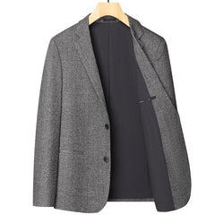 Striped no-iron elastic slim fit trendy Blazer