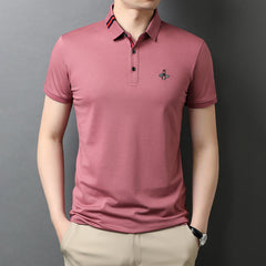 Business casual solid color POLO shirt