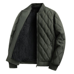 2024 Men's Winter New Style Plush Warm Flight Suit Jacket