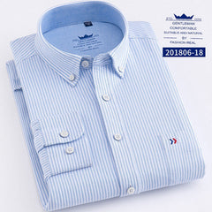 Business casual check shirt