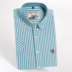 Men's Pure Cotton Breathable Plaid Casual Shirt
