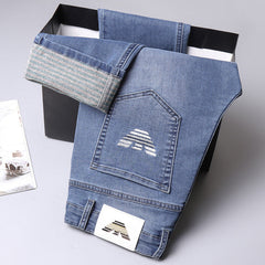Men's Loose Business Straight Plus Size Jeans