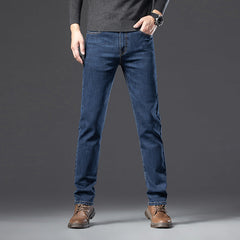 2024 New High-end Men's Straight Slim Stretch Casual Jeans