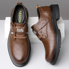 Men's Retro Trendy Versatile Casual Leather Shoes