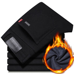 Men's Straight Leg Loose Stretch Business Casual Jeans