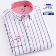 Business casual check shirt
