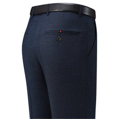 Men's Silk Straight Business Suit Trousers
