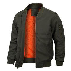 Men's Large Size Winter Warm Bomber Jacket