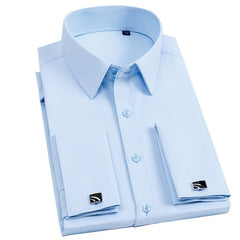 French cufflinks business shirt
