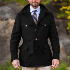 Men's Slim Fit Multi-pocket Thin Large Size Casual Windbreaker Jacket