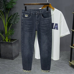 Men's Slim Straight All-match Loose Jeans