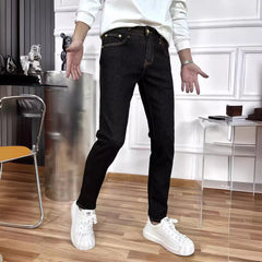 Men's High-end Casual Stretch Straight Jeans