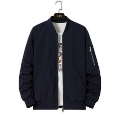 Men's Casual Embroidered Bomber Jacket