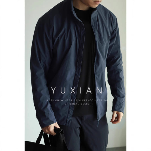 Men's Thin Stand Collar Business Jacket