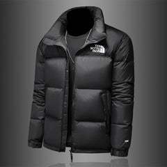Men's Fashionable Warm White Duck Down Thickened Down Jacket