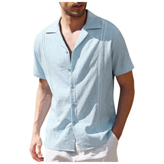 Men's Loose Casual Linen Shirt