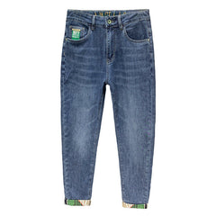 Men's Stretch Super Soft Slim Fit Versatile Printed Jeans