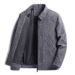 2024 Men's Woolen Fashion Soft Business Casual Jacket