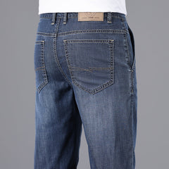 Men's Business High Waist Loose Jeans