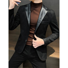Men's Casual High-end Stitching Blazer