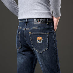 Men's Loose Straight Stretch Casual Jeans