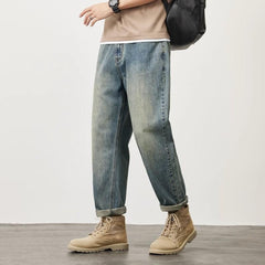 Men's Retro Loose Straight Casual Jeans