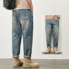 Men's Retro Loose Straight Casual Jeans