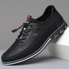 Men's Casual Large Size Fashionable Slip-on Flat Heel Work Shoes