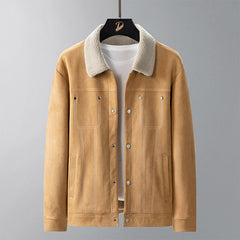 Men's Suede Thick Warm Casual Jacket