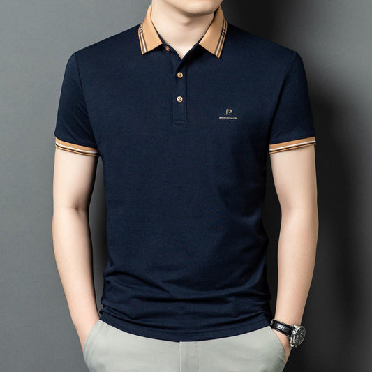 Men's Business Casual Daily Lapel Polo Shirt