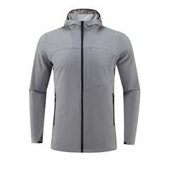 Men's New Waterproof Outdoor Jacket, Fully Heat-sealed Workwear, Mountaineering Hooded Jacket