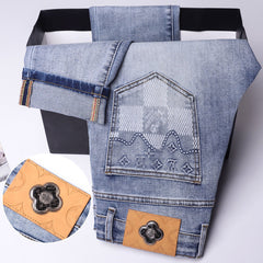 Stretch high-quality casual jeans