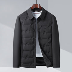Men's Business Casual Lapel Down Jacket