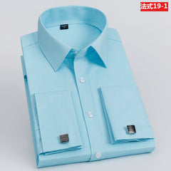 French cufflinks business shirt