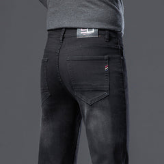 2024 New High-end Men's Straight Slim Stretch Casual Jeans