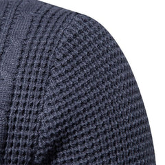 2023 New Men's Waffle Sweater