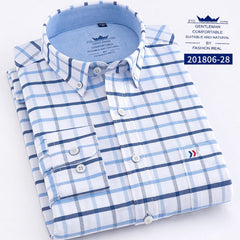 Business casual check shirt