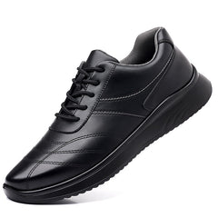 Men's New Casual and Fashionable Wear-resistant Soft-soled Soft-surface Sports Leather Shoes