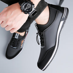 Men's New Versatile Soft-soled Non-slip Breathable Sports Casual Leather Shoes