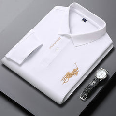 Men's Stylish Embroidered All-match Casual Polo Shirt
