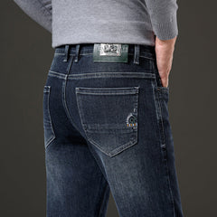 Men's Loose Straight Stretch Casual Jeans